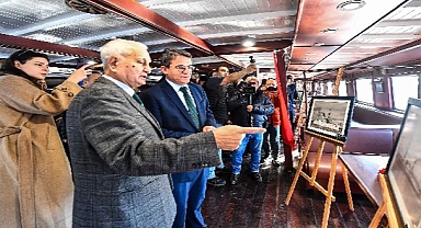 Tarihi Bergama Vapuru’nda “Atatürk ve Cumhuriyet Gemileri Sergisi” açıldı 
