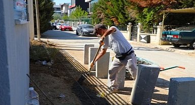 Barbaros’un Kaldırımları Yenileniyor