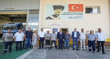 Gaziemir Belediyesi’nin araçlarının tamir ve bakımları