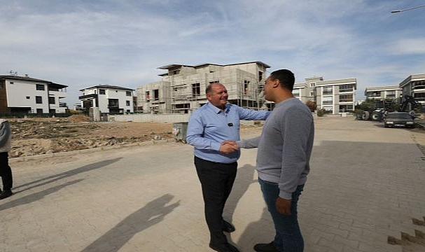 Başkan Çiçek Sahada