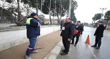 Başkan Çiçek Çalışmaları İnceledi