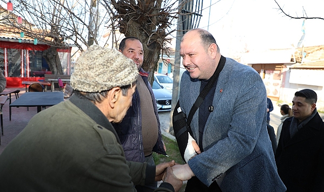 Başkan Çiçek mahalle ziyaretlerini sürdürüyor