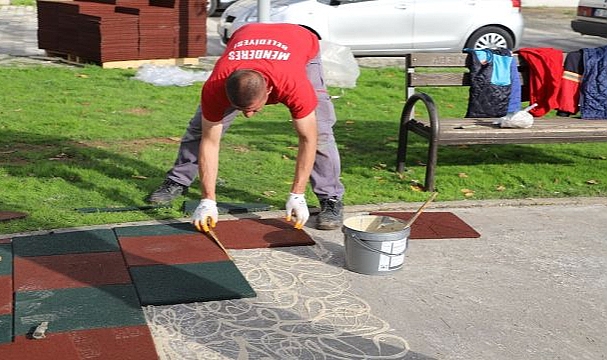 Menderes’te Kauçuk Yenileme Operasyonu