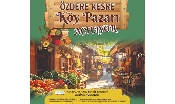 Menderes Belediyesi’nden Özdere Köy Pazarı Müjdesi